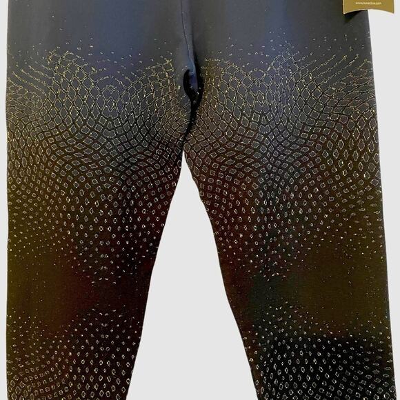 NUX Undulate Navy Leggings‎ NWT Small - Picture 4 of 9